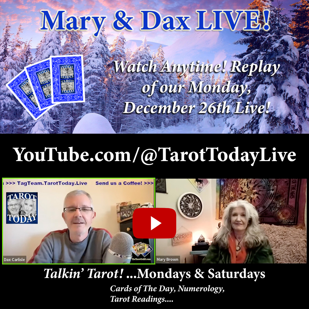 👉 youtu.be/tlEO6LcgR-g Talkin' #Tarot, Cards of The Day, #Numerology, FREE Mini-Readings....... 🎙️😃💜