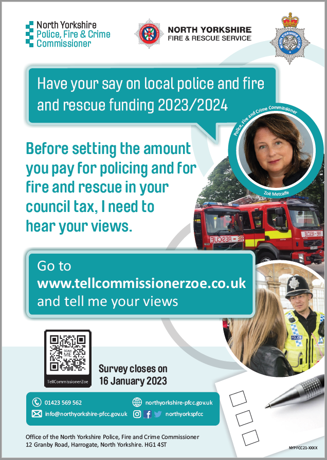 northyorkspfcc's tweet photo. #MotorHour followers in North Yorkshire. Tell Commissioner Zoë how much you think should be invested in policing and fire and rescue services in North Yorkshire and York. Please #HaveYourSay at https://t.co/l4akRPPfgj https://t.co/LsY8b0dmqZ