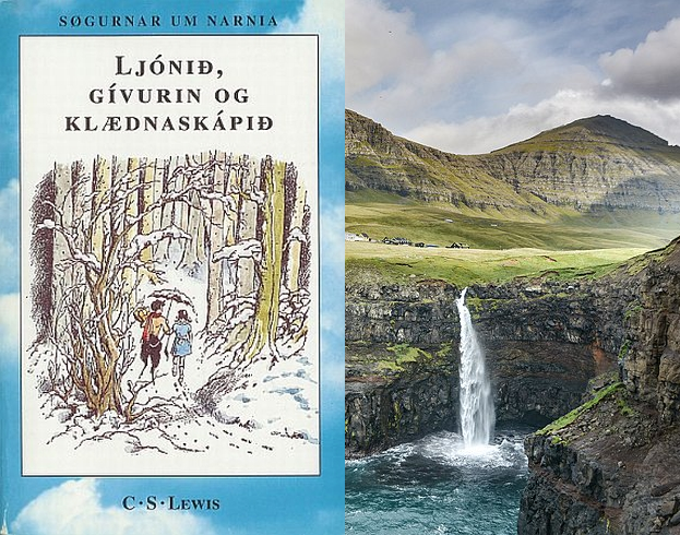 This Faroese translation of The Lion, the Witch and the Wardrobe was published in the Faroe Islands in 1998. #NarniaAroundTheWorld