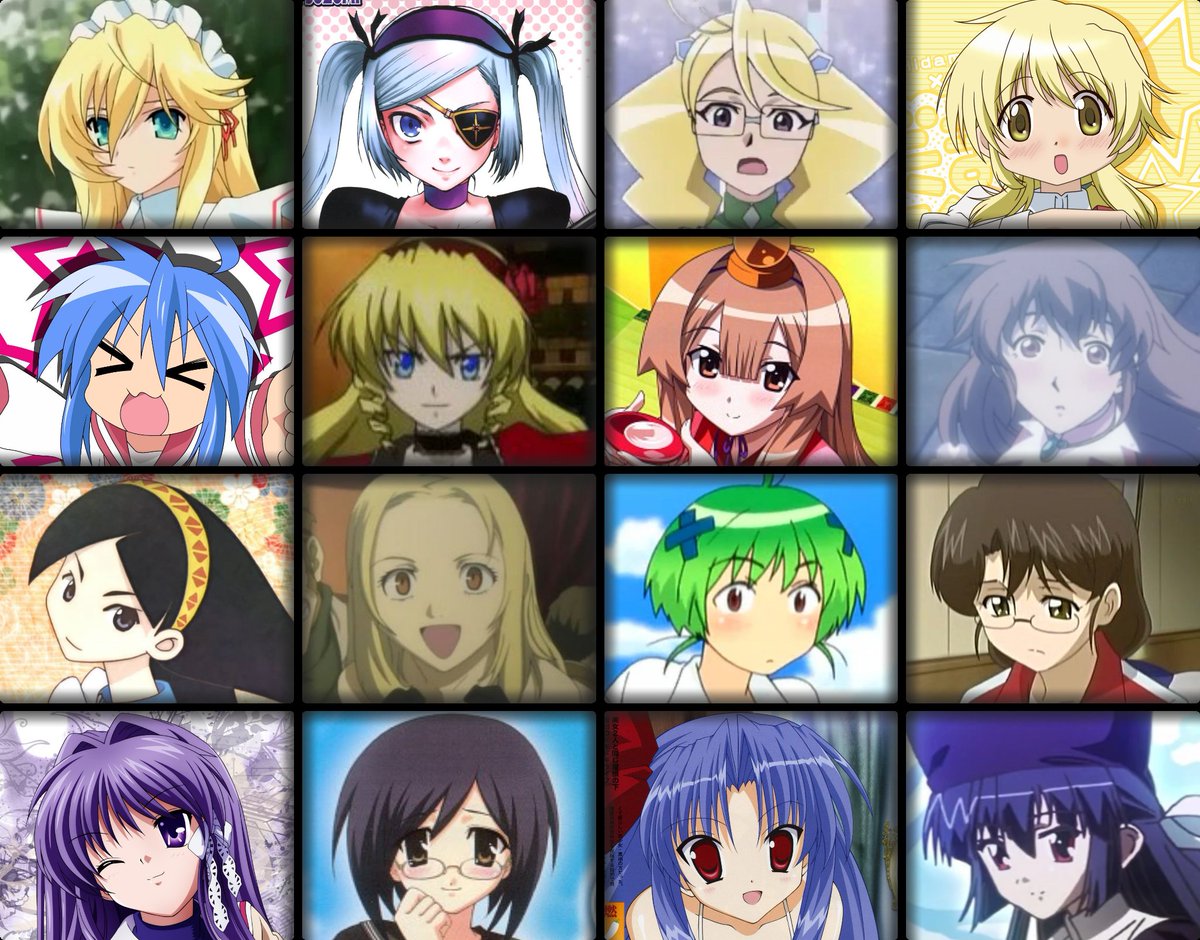 Waifu Tower On Twitter Rt Waifu Waifus 4x4 Of My Favorite Best