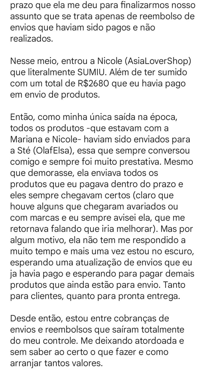 UtopiaStore_'s tweet image. Ao clientes da Utopia Store, segue esclarecimentos por tudo que tem acontecido ao longo desses dois anos que tive problemas com envios e reembolsos: