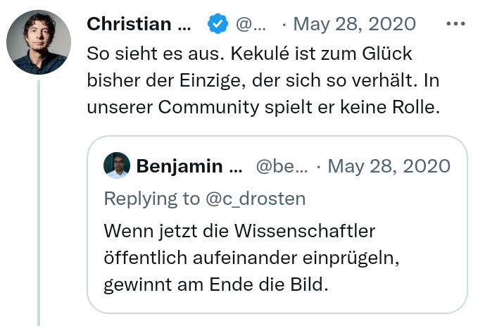 Erste <a href="/c_drosten/">Christian Drosten</a> #Waschmaschinen springen an 😎

<a href="/argonerd/">Argo Nerd</a> 👀