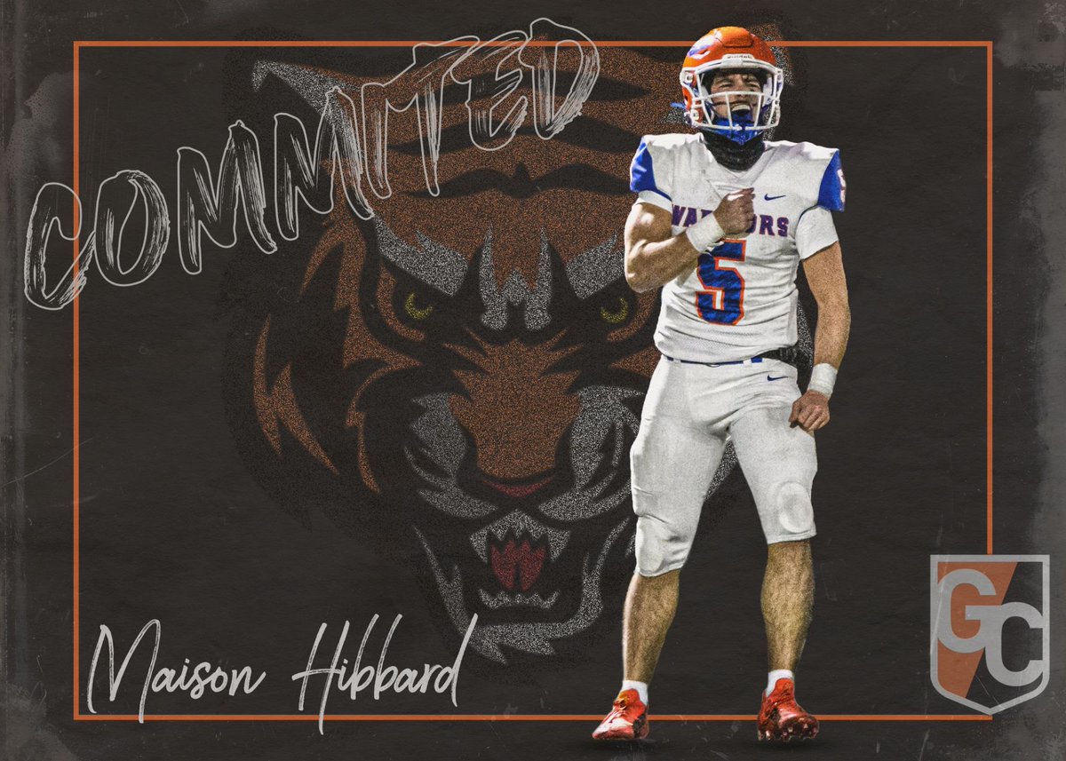 HibbardMaison's tweet image. Committed! Go Tigers 🐅 @GtownCoachO @CoachCarsonFB @CoachThrower2  @Southwestern_FB @JasonFoley22 @CoachNorr @jherron_5 @CoachTank1998 @coach_Rogers08 @nickhibbphoto