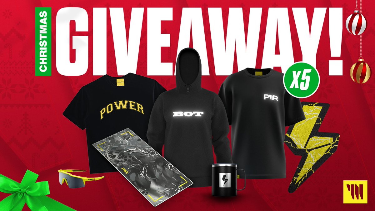 TeamPWR's tweet image. 🎄 PWR Supply Holiday Bundle Giveaway 🎄

To enter: 
• Like and Retweet this post
• Follow us at:
⚡ @TeamPWR
⚡ @PWRUpdates
⚡ @PWRCreate
⚡ @PWRSupply

Giveaway ends New Year's Day, good luck!