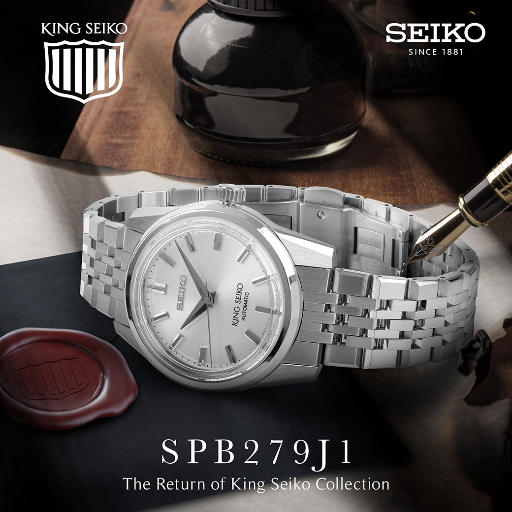 “KING SEIKO” อีกหนึ่งซีรี่ย์สำคัญที่โดดเด่นด้วยความประณีตสวยงาม และความแม่นยำเที่ยงตรงระดับสูง พื้นผิวหน้าปัดมีเรียบง่าย แต่แฝงด้วยประกายเจิดจ้า พร้อมหลักบอกเวลาเที่ผ่านการเจียระไนให้มีเหลี่ยมมุมมิติเหมือนเหลี่ยมเพชร สวยงามตามท้องเรื่อง
#Seiko #SeikoThailand #KingSeiko