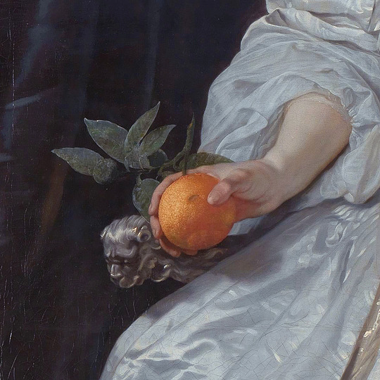 Portrait of Princess Royal Mary Stuart (detail), 1652.
Bartholomeus van der Helst