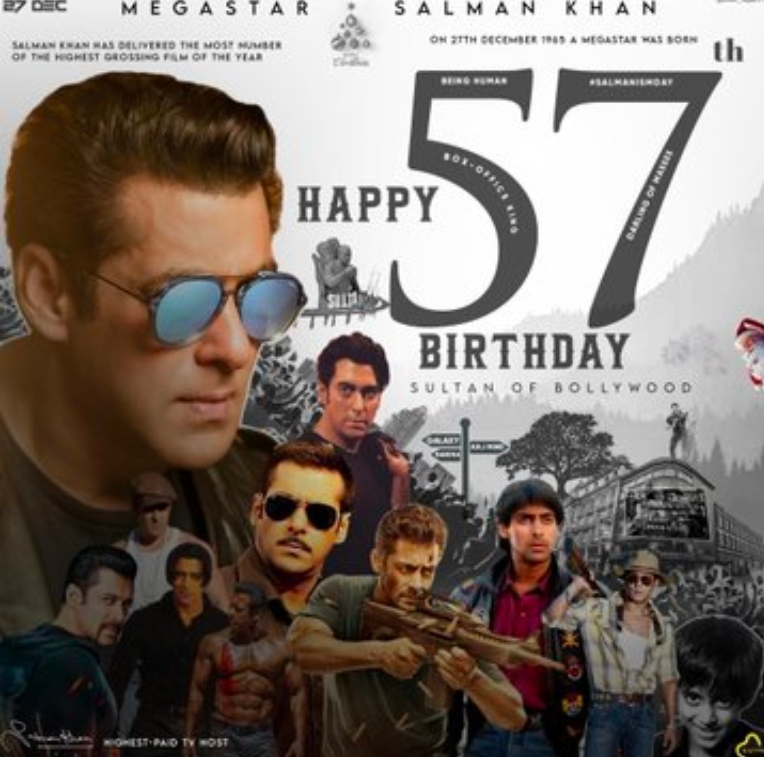 He has got an immense fan following and his movies are always treated as a celebration by all his fans. HBD MEGASTAR SALMAN KHAN #HappyBirthdaySalmanKhan