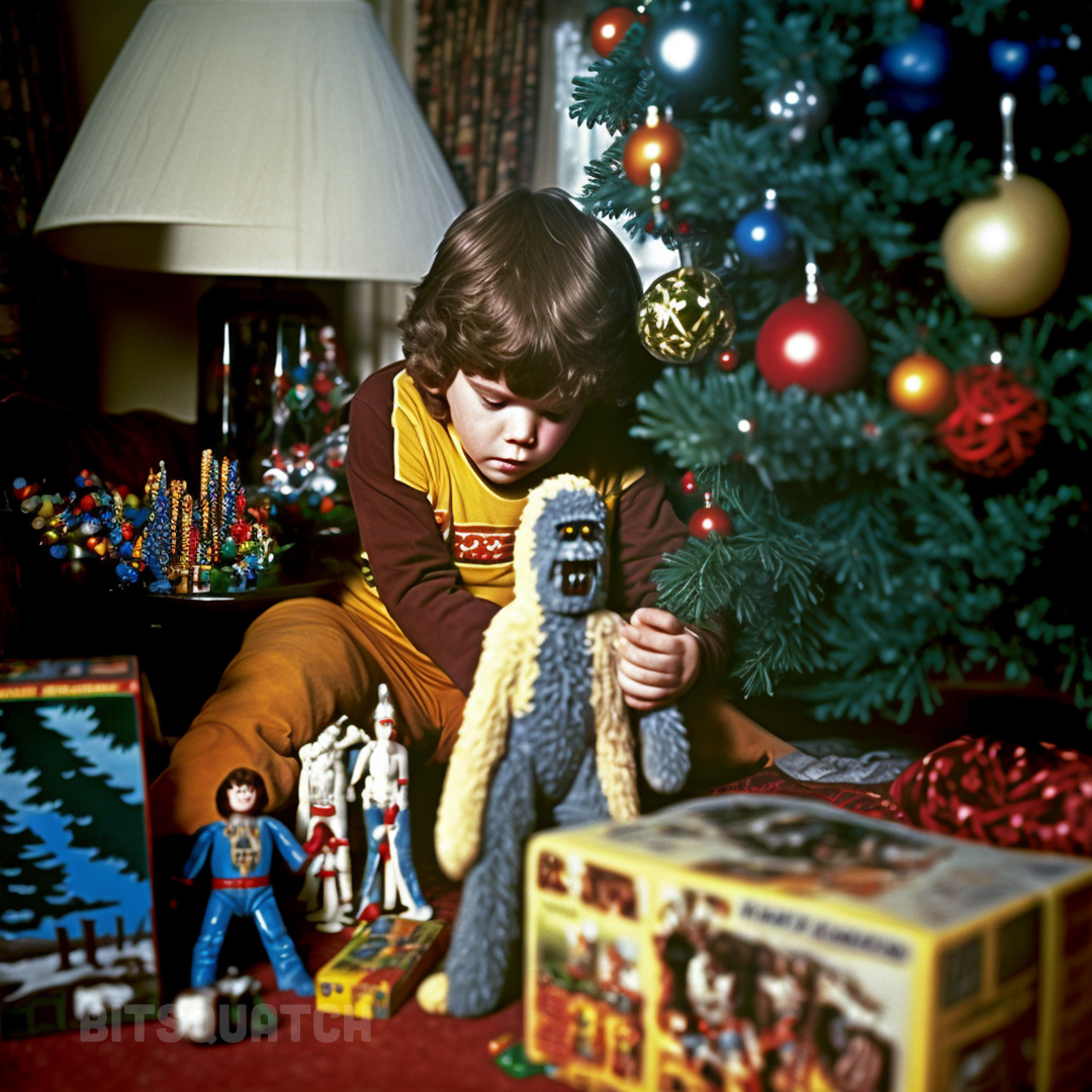 bitsquatch00's tweet photo. Bitsquatch Christmas ’78

#bigfoot #sasquatch #booger #woodbooger #skunkape #nextofkin  #bitsquatch #aiart  #midjourney  #aiartcommunity https://t.co/z4r6dphlDt