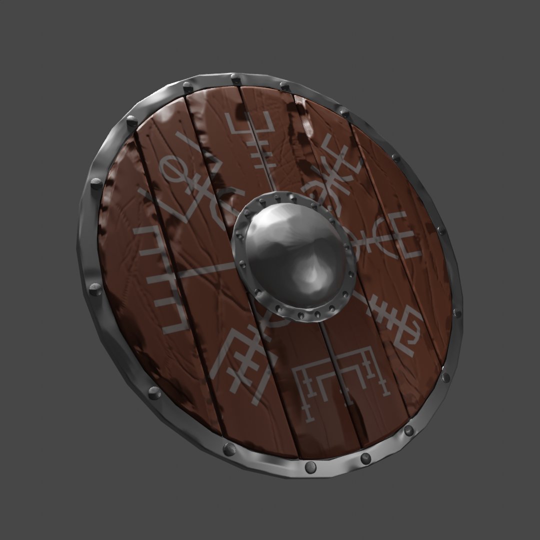 A Simple Vikings Shield Made in Blender.

More details in the thread 🧵

#Blender3d #b3d #Vikings #shield #blender