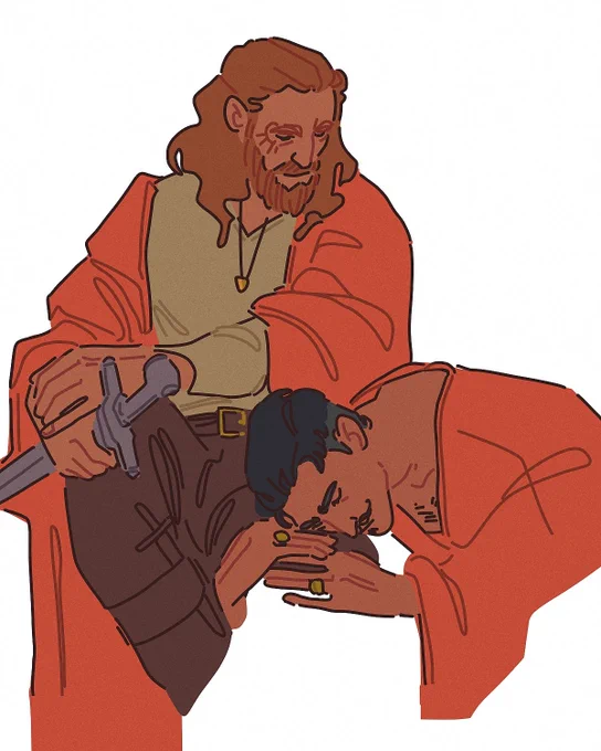 I love one tired man#dragonage 
