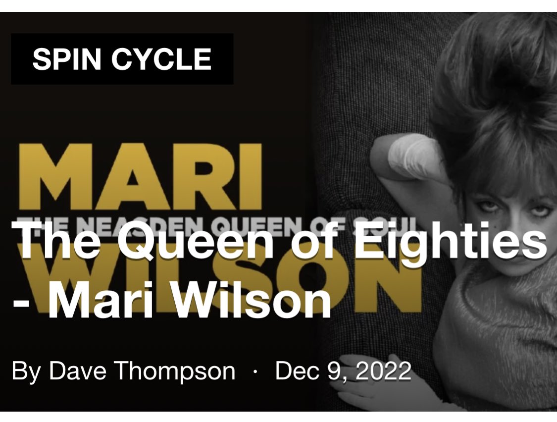 tottaylor1's tweet photo. obvious #ArtistPick @MariWilson #Hitsong #topten https://t.co/McCrPMX95K