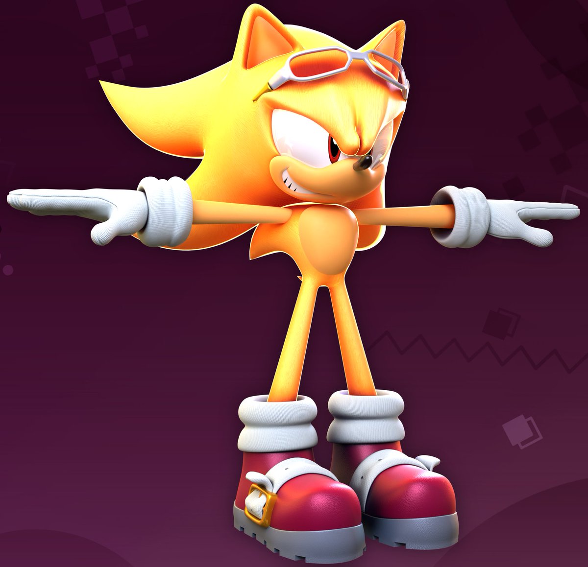 After 10+ months since my last Modern Sonic model, here's a new one ...