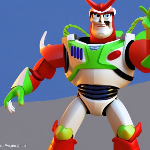 WrestlingAI's tweet photo. "Jushin Thunder Liger" in the movie "Toy Story" 

#Nightcafe #wrestling #AI #draw #modeling #CPUimaging #WrestlingAI #njpw #njpwstrong #njpw50th https://t.co/Rzm32gBHGb
