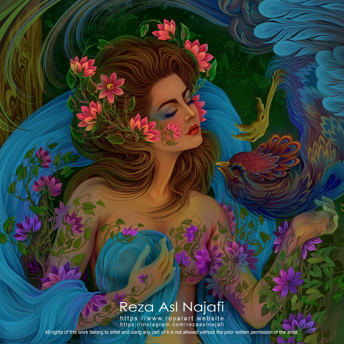 ☆ Part of the painting 'Place of grow love' 2022
Created by Reza Asl Najafi
Technique: Digital painting
Size: 86.12x118.11 Inches, 5GB

royalart.website

 #rezaaslnajafi #dubaiart
#masoumaarts #painting #digitalpainting #art #artist #NFTs #OpenSea #FoundationNFT