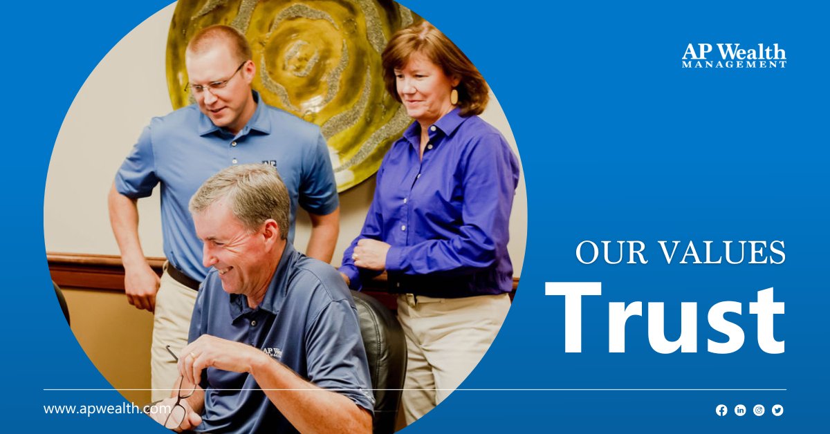 apwealth's tweet photo. We believe that trust is something that must be earned, not expected, and sometimes the bonds of trust take time to develop -- and typically strengthen over time. The small things we do each day to provide outstanding service help build our client's trust. https://t.co/vsxClPMjQA https://t.co/AWrfNyDKBf
