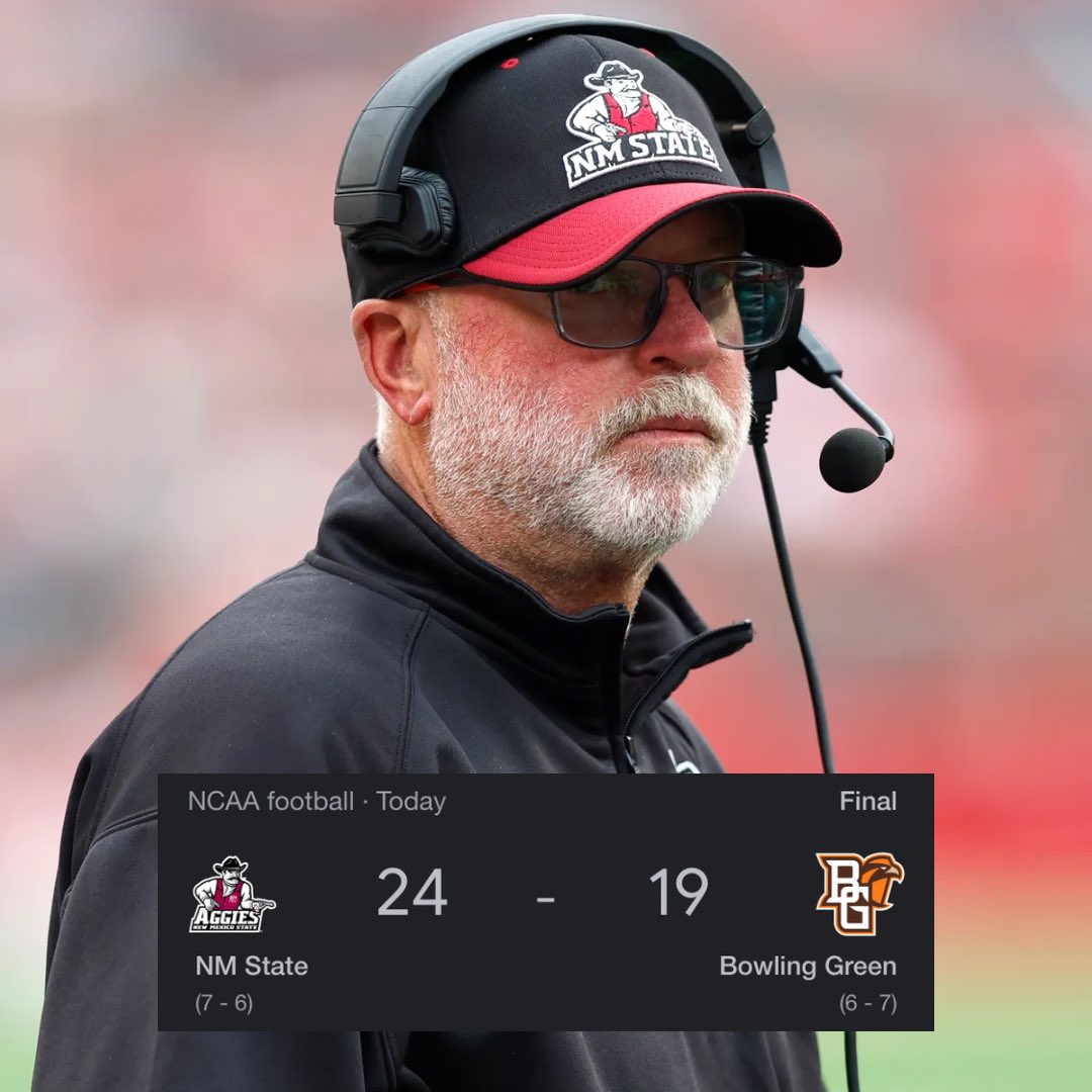 New Mexico State just became America’s team.  What a year for the Aggies.