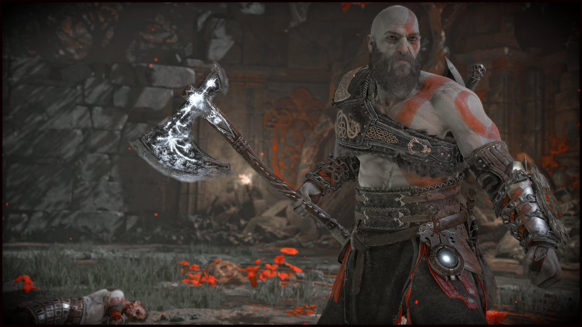 sick_VP's tweet photo. ghost/godkiller #Kratos #GodOfWarRagnarok #vprt #thephotomode #PS5Share https://t.co/b36hY4knH7
