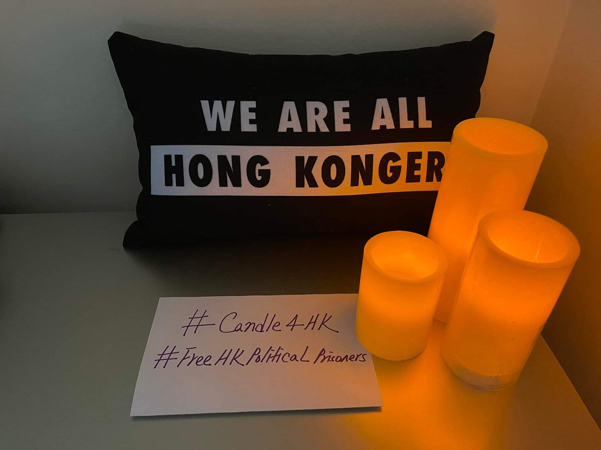 We miss our brothers and sisters in HK, especially those in prison during the holidays! Wish them the best and hope to see them soon! #candle4hk #FreeHKPoliticalPrisoners