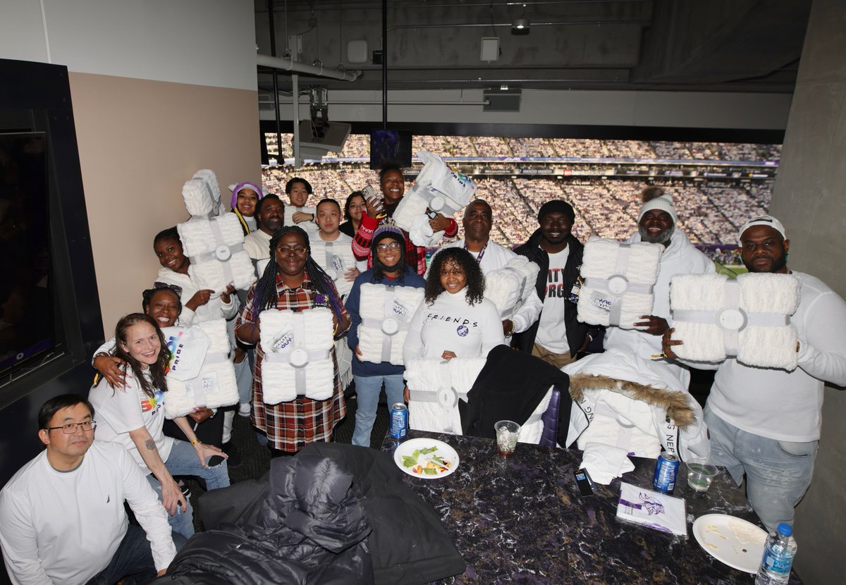 Minnesota Vikings (@vikings) on Twitter photo .<a href="/sleepnumber/">Sleep Number</a> and <a href="/johnnyrandle93/">john randle</a> helped spread holiday cheer at Saturday’s Winter Whiteout win with blankets and and field passes! .<a href="/sleepnumber/">Sleep Number</a> and <a href="/johnnyrandle93/">john randle</a> helped spread holiday cheer at Saturday’s Winter Whiteout win with blankets and and field passes!