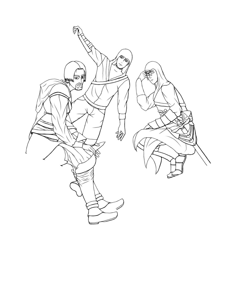 InDePrioFi's tweet photo. #dibujo #dibujodigital #drawing #sincompletar #digitaldrawing #unfinished #lineart #AssassinsCreed #ezioauditore #videojuegos #videogames #fanart #arte #art #sinpintar #unpainted #desmondmiles #altaïrIbnLaahad https://t.co/JTECXkIKCs
