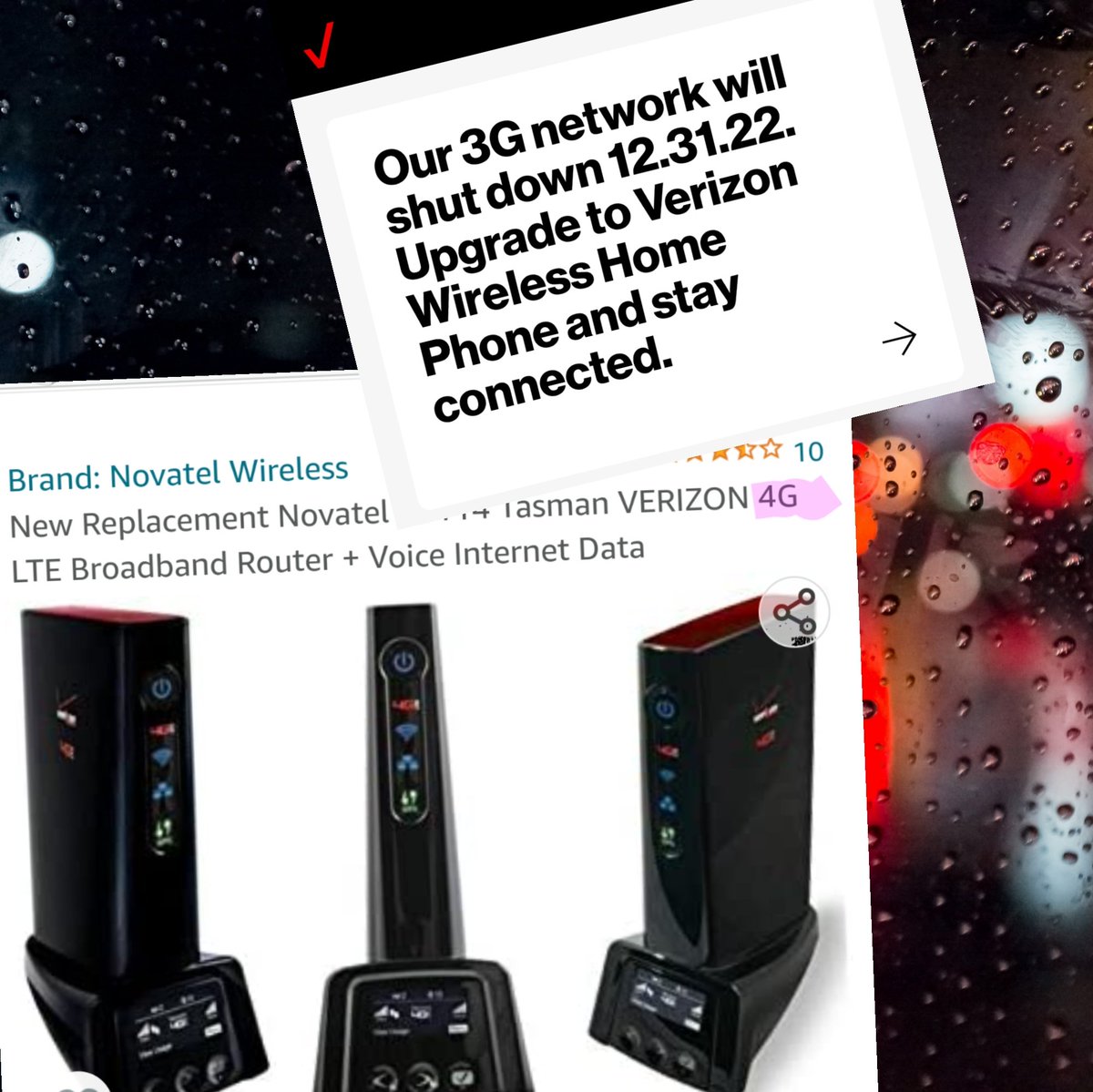 Akitti_Marie's tweet image. Listen up Anyone who has #Verizon home who lives in rural areas and need external antenna for good signal 3G box which Verizon is fazing out, I have a 4G Novatle T1114, my parents got one too because it&apos;s 4G after all. Trying set it up, contacted #verizonhelp no external antennad