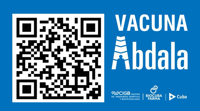 Si escanea el código QR, puede acceder a todas las publicaciones científicas relacionadas con la #VacunaAbdala. 
<a href="/BioCubaFarma/">BioCubaFarma</a> <a href="/CIGBCuba/">CIGBCuba</a> #Cuba