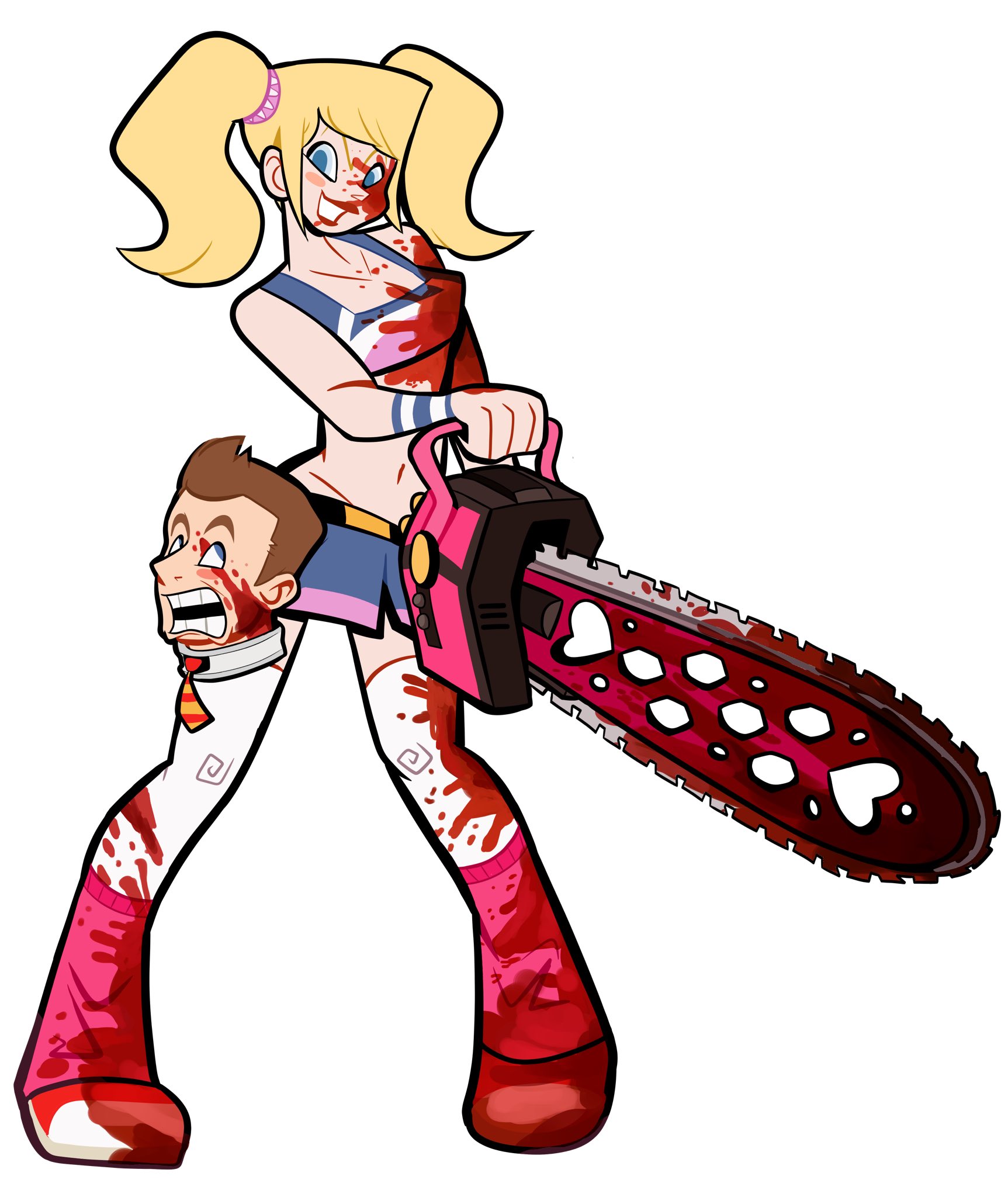 Snappy! 🤠 COMMISSIONS OPEN! on X: Juliet from Lollipop Chainsaw