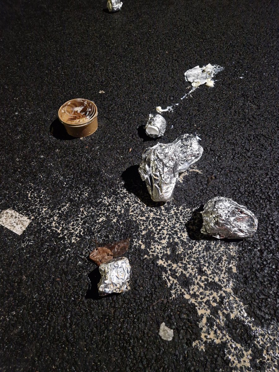 ArjunBaladas's tweet photo. @Uber_Support after waiting for over an hour the uber driver has marked the delivery as delivered and just thrown all the food on the floor on the road.... it looks like he's stolen some food and just thrown the rest on the floor. I demand a refund! https://t.co/iYUp0AJhSO