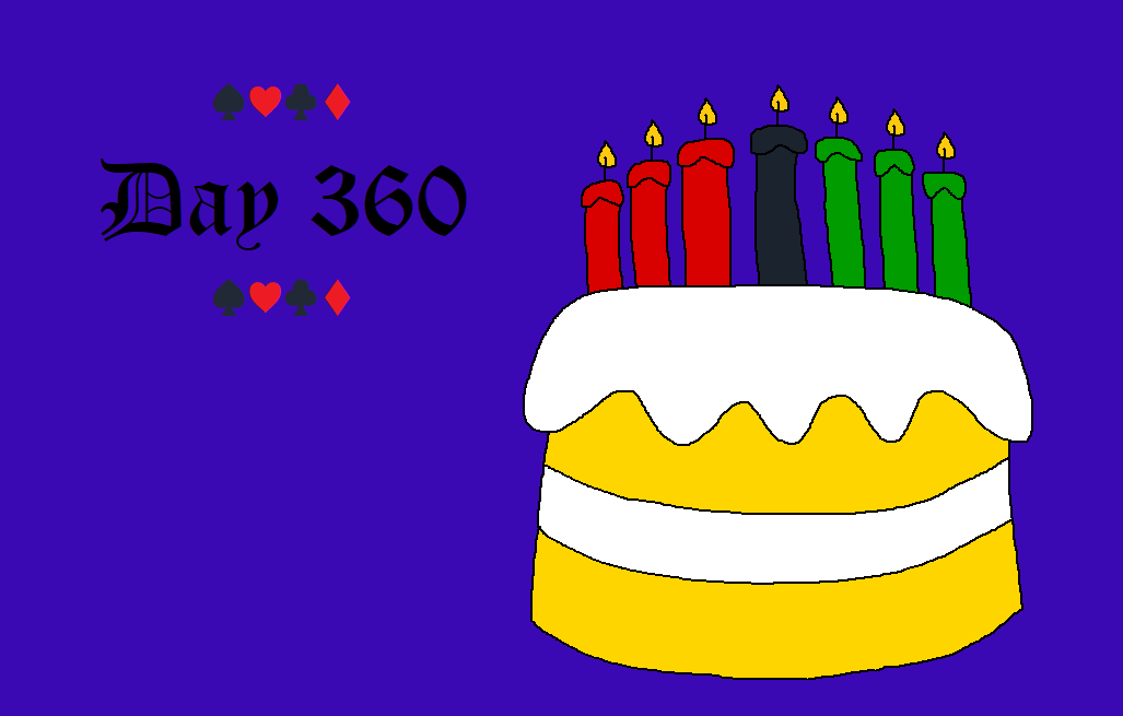 JosieRiki's tweet photo. Day 360 - We present a Kwanzaa cake in honor of Kwanzaa. It's like an unbirthday cake, but with Kwanzaa.
#2022project #AliceInWonderland #Kwanzaa #cake #unbirthday https://t.co/QUKngfeSpK