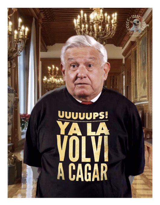 MUSSAMAYUB1's tweet photo. @ElSoberanoMX @lopezobrador_ Le falto agregar al mas que soberbio, "como soy yo era el" que ni doña cacahuata le dirá que habla puras tarugadas, y eso que tiene como premisa NO MENTIR, NO ROBAR Y NO TRAICIONAR-.-3a https://t.co/Gw59FXFjip