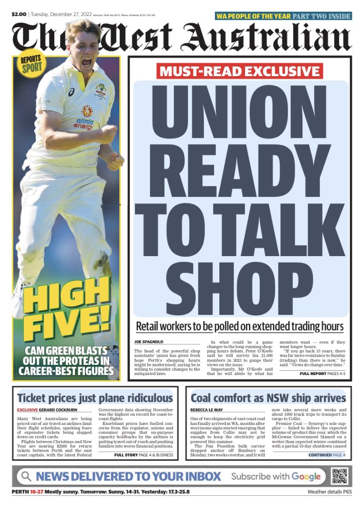 Chris Rodwell (@cci_ceo) on Twitter photo You can be guaranteed that <a href="/CCI_WA/">CCIWA</a> is ready to ‘talk shop’ to ‘free the shops’. 
CCIWAs policy report outlines the strong case for reform: cciwa.com/wp-content/upl… You can be guaranteed that <a href="/CCI_WA/">CCIWA</a> is ready to ‘talk shop’ to ‘free the shops’. 
CCIWAs policy report outlines the strong case for reform: cciwa.com/wp-content/upl…