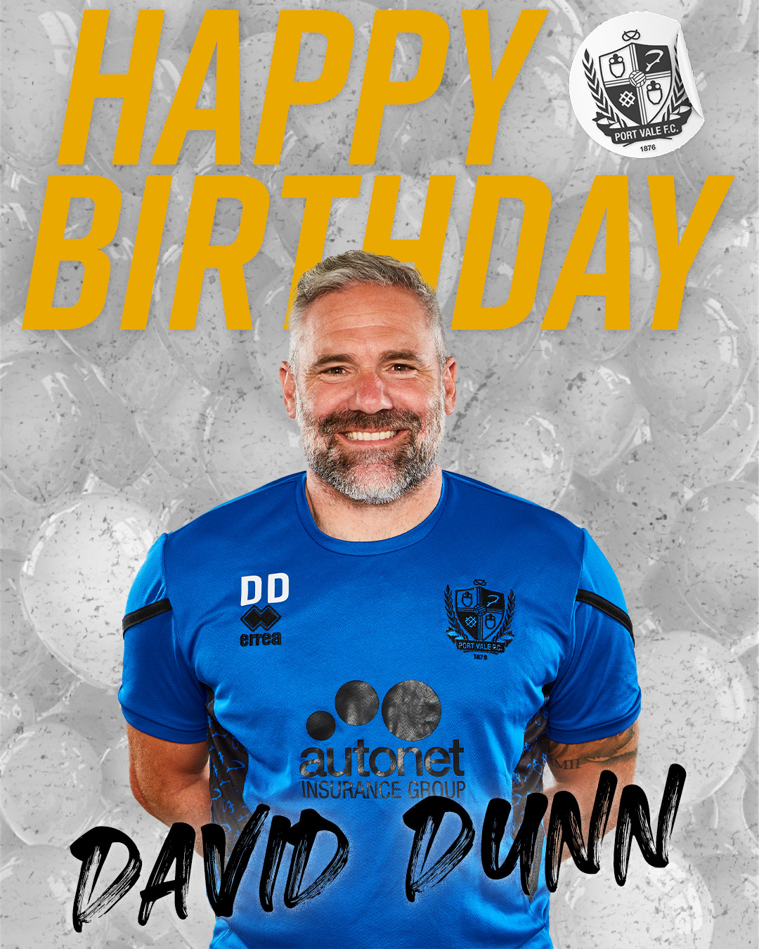  | Happy Birthday to first team coach, David Dunn!

Have a great day, Dunny!  