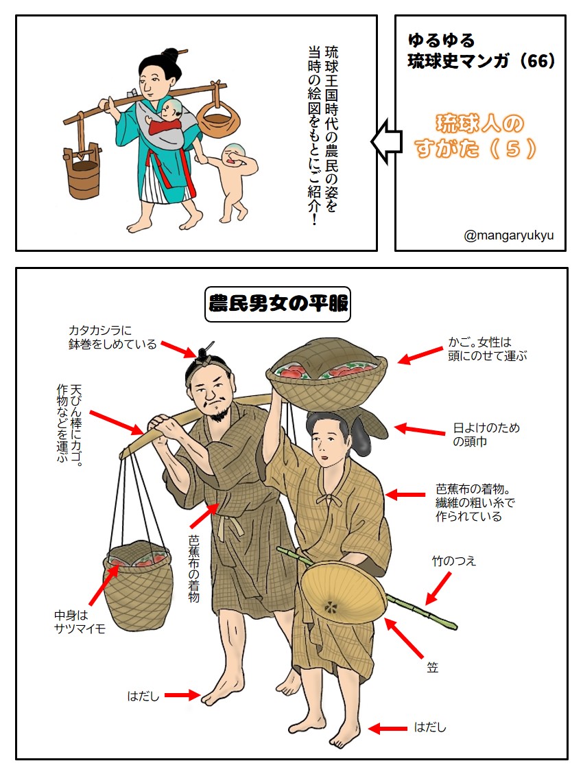 ゆる琉球史マンガ（66）「琉球人のすがた（5）」 | 琉球史マンガ@上里
