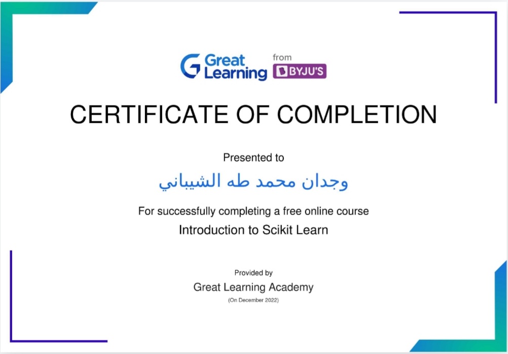 WejdanWMA's tweet image. olympus1.mygreatlearning.com/course_certifi…
...
#AI
#scikit_learn
#machine_learning
#python
#python_library
#AI_methods