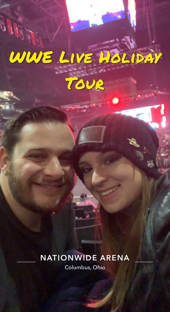 CaitlinGEdwards's tweet photo. WWE Live Holiday Tour in Columbus! #wwecolumbus @WWE https://t.co/zxS4kMYXsW