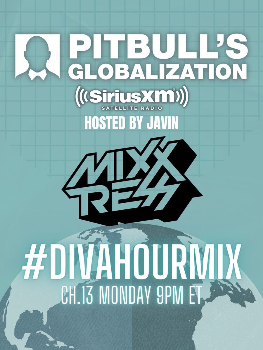 Save the date! I’ll be on @GlobalizationXM for the first time Monday, Jan 2nd 9PM ET/6PM PST. Hosted by one of my FAVORITE DJ’s @DJJavin 🙌🏽 #divahourmix