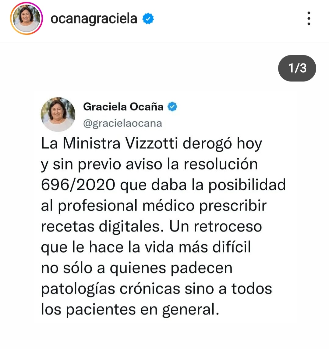 Me pasó hoy en la farmacia..con receta virtual ..autorizada por Osde..mi medicación oncológica por 5 años..no me la entregaron..recién lo veo a mi oncólogo el 10 de enero
