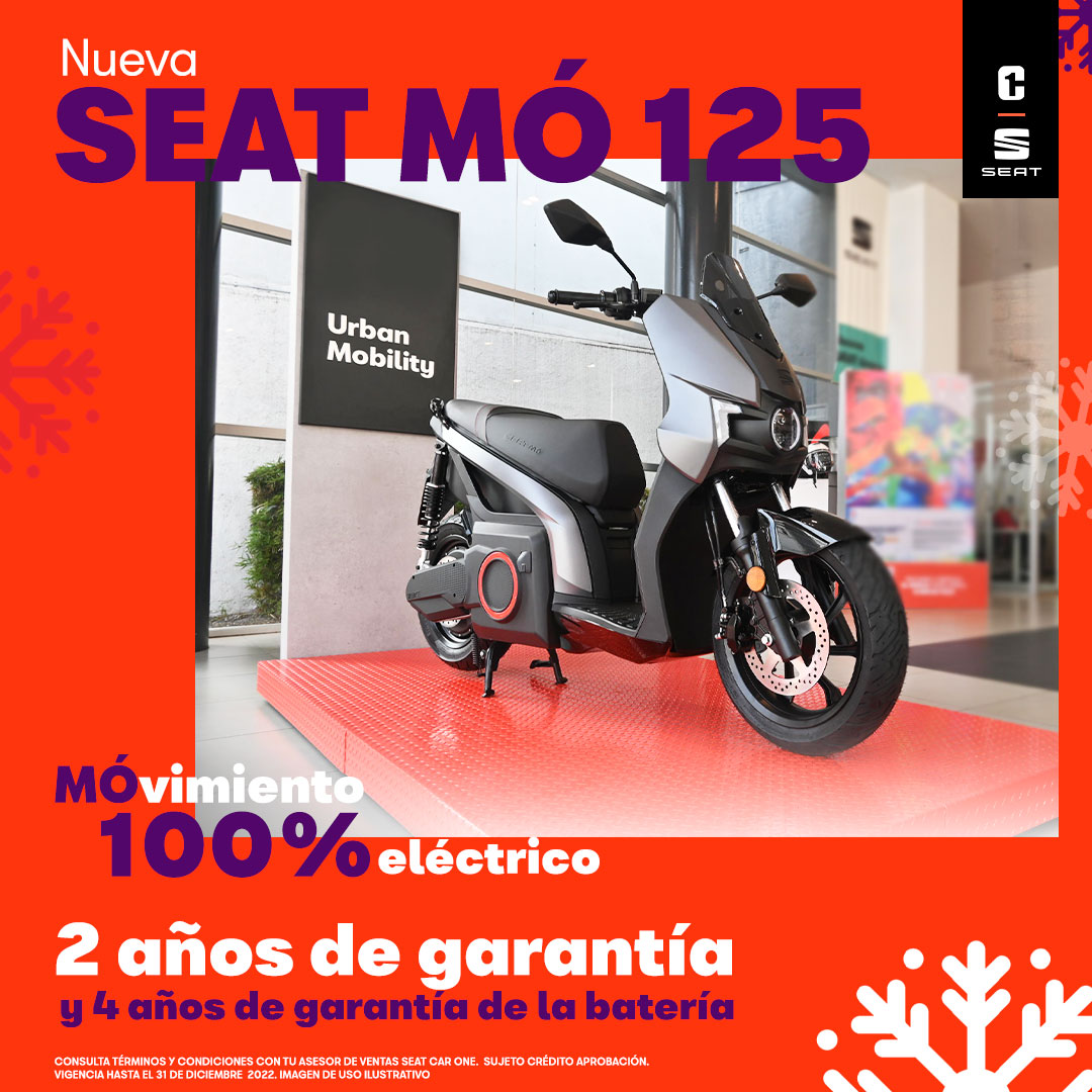 SeatCarOne's tweet photo. Una forma de movilidad 100% eléctrica ⚡️ llegó a México. Solicita información y reserva ya en línea.

Ofrecemos pagos mensuales bajos, una garantía de 2 años y 4 años de garantía en la batería. https://t.co/QtD0jw4qmy