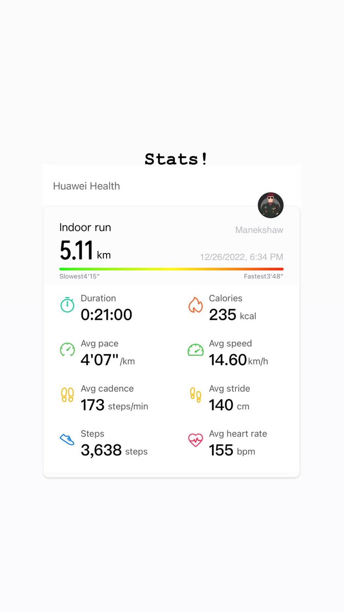 Mahendrakaswan7's tweet photo. DAY 60- Beating holiday blues for the win! βοΈ
#running #RunningCommunity #runningseries #runningchallenge
#boston #bostonrun #bostonmarathon #indoor #indoorruns #fitindia #beingfit #fitness https://t.co/NlYis5i2fw