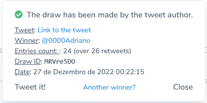 RaducketsFeed's tweet photo. @HabboPTBR Vencedor: @0000Adriano

Parabéns! Entre em contato para a retirada do seu prêmio e a realização da pontuação no RANKING CONGELANTE. #Habbo https://t.co/WYWAPYfvvN