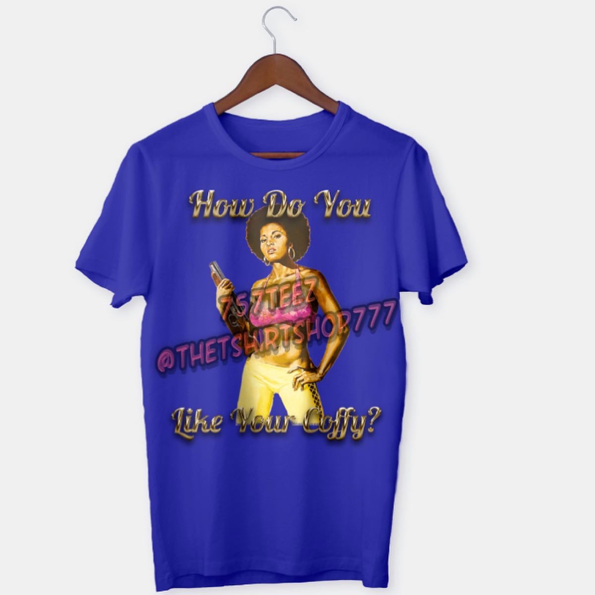 757Teez's tweet photo. How do you like your Coffy glitter T-shirt. May need to ask your grandparents lol. Throwback to female action stars. #coffy #femaleactionhero #Hollywood #pamgrear #tshirts #glitteriart #glitter #glittertee https://t.co/JImwaGFAuX