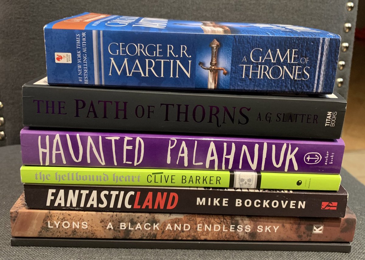 thathorrorbish's tweet photo. So excited to dig into all of these in 2023 #SantaWasGoodToMe ๐ https://t.co/cGaezgBq6x