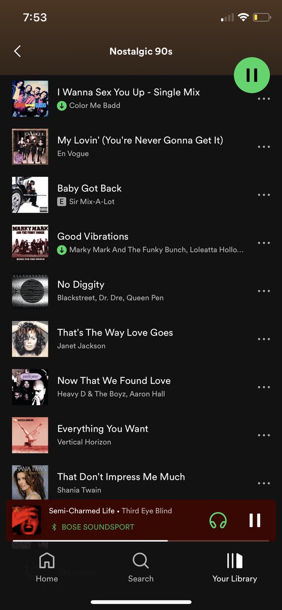 Instant mood booster 🖤 Gimme those 90s jams. What are your favorites??