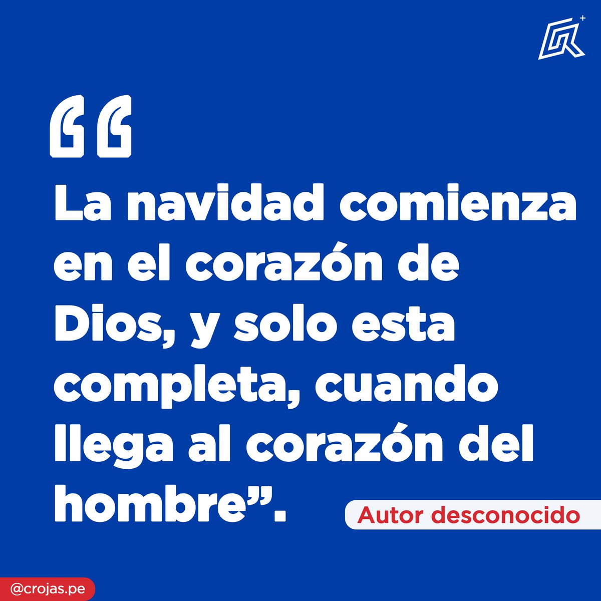 iamcrojas's tweet photo. 💡 "La navidad comienza en el corazón de Dios, y solo está completa, cuando llega al corazón del hombre".

Sigue teniendo un gran día 🤩

#FrasedelDía #NotadelDía #FelizNavidad #FelizNatal #Emprendedores #Equipo #LaMejorVersiondeMi #AsesordeConfianza #AgenteInmobiliarioPeru https://t.co/0gx53qtdoS