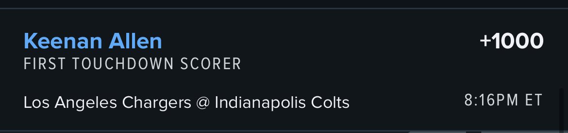 SharpestSharp69's tweet photo. #keenanAllen for #FirstTouchdown on this fine Monday. #HowYaDoing #FreeCoinage https://t.co/8YOfE00PtG