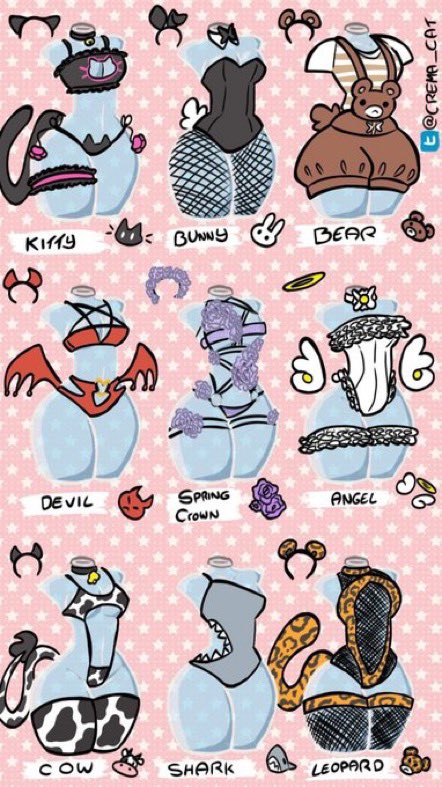 JosephLeafeon's tweet photo. 🍃:hey everyone so here something fun you can choose my outfit for tomorrow sexy time or if you want to fuck~
#nsfwRP #lewdRP #nsfwxRolePlay #NSFWRP #NSFWPokemon #nsfw https://t.co/dAUNfY49jN