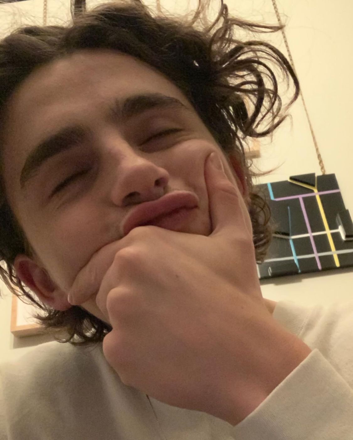 Today is this baby\s birthday!
Happy birthday Timothée Chalamet  