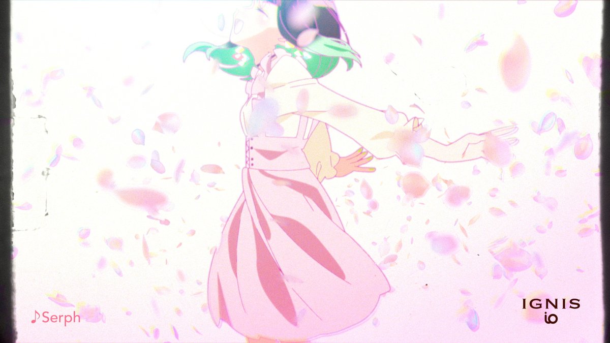 「IGNIS iO「桜舞いチルTIME」staffアニメ制作:リバティアニメーショ」|篠田利隆/VRC:dshino(しのだ)のイラスト