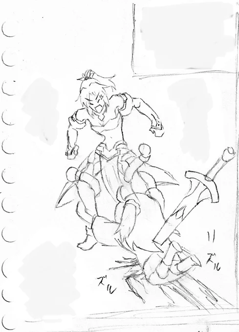 年賀状まだなのに新しいネタ思いついたので漫画描いてる(完成させたい) 