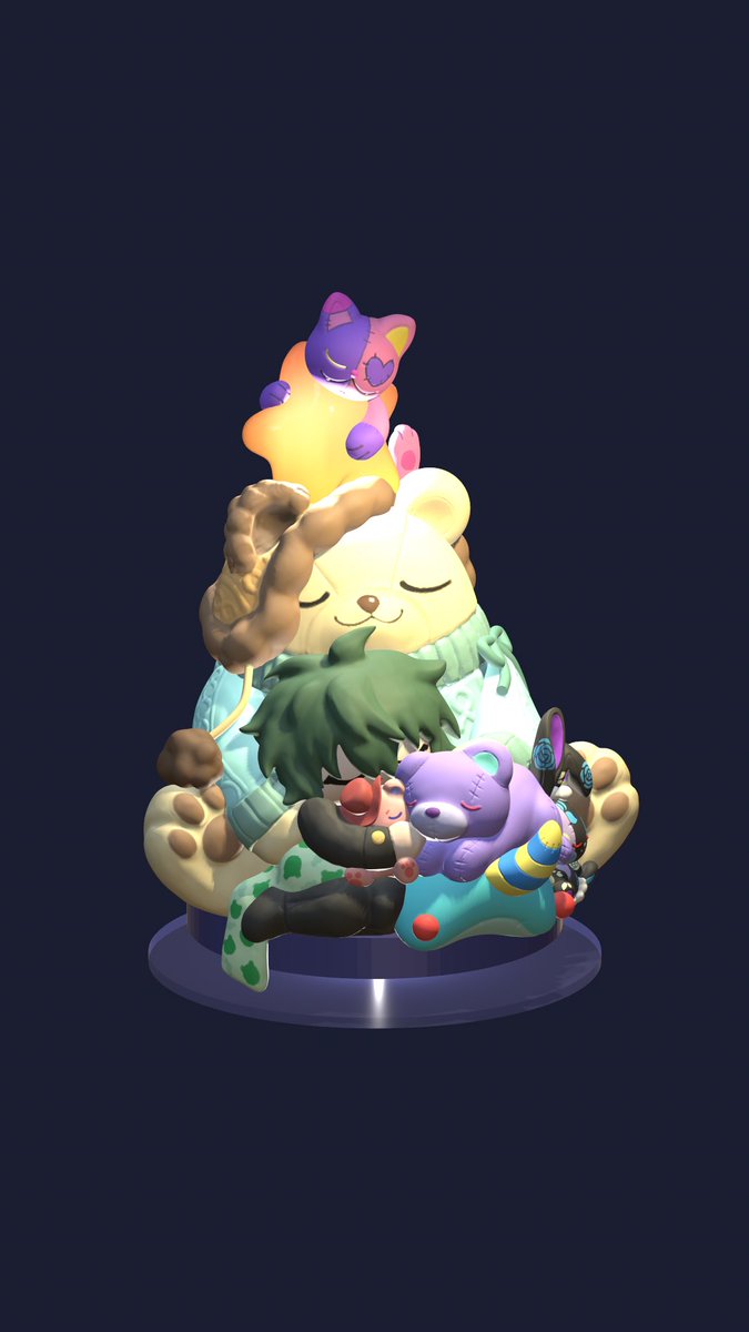 宝物
发晚了！美美生日快乐~和你最爱的玩偶们一起做个好梦